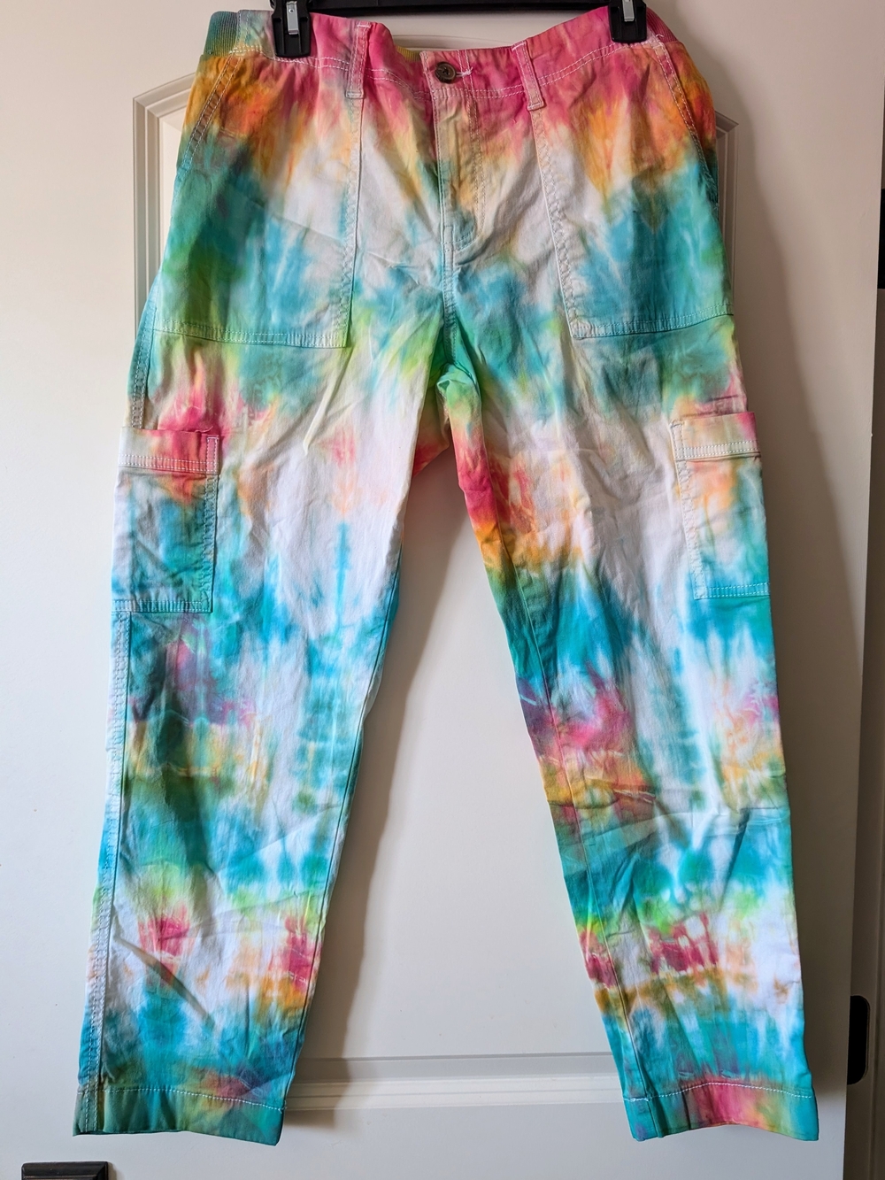 Artisan Tie-Dye Cargo Pants Medium